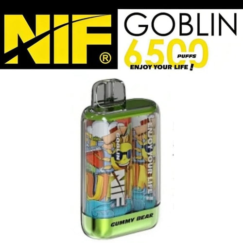 Nif Goblin Gummy Bear 6500 Puffs