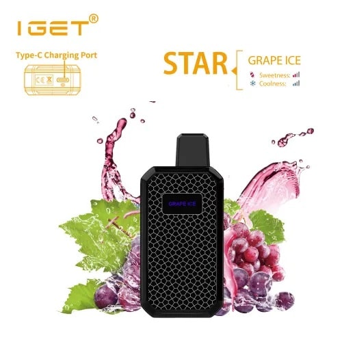 IGET Star - Grape Ice (7000 Puffs)