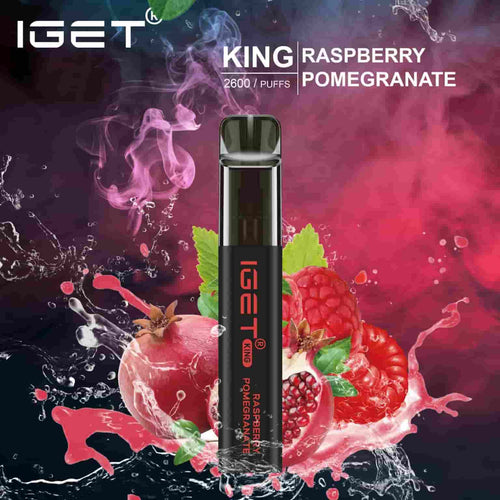 IGET King Vape - Raspberry Pomegranate 