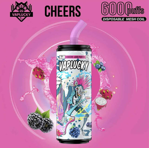 Vaplucky Cheers - Mix Berry (6000 Puffs)
