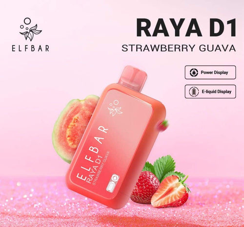 Elfbar Raya D1 Strawberry Guava 13000 Puffs