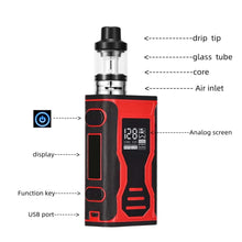 Load image into Gallery viewer, M3 128W Vape Kit infographic
