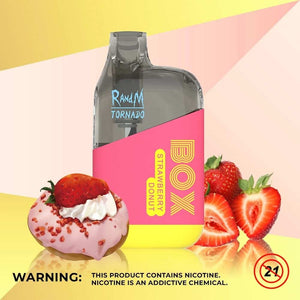 RandM Tornado BOX - Strawberry Donut (10000 Puffs)