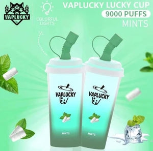 Vaplucky Lucky Cup Mints (9000 Puffs)