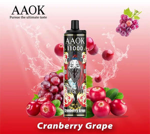 AAOK A83 Cranberry Grape 11000 Puffs