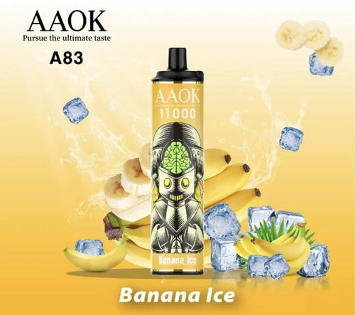 AAOK A83 Banana Ice 11000 Puffs