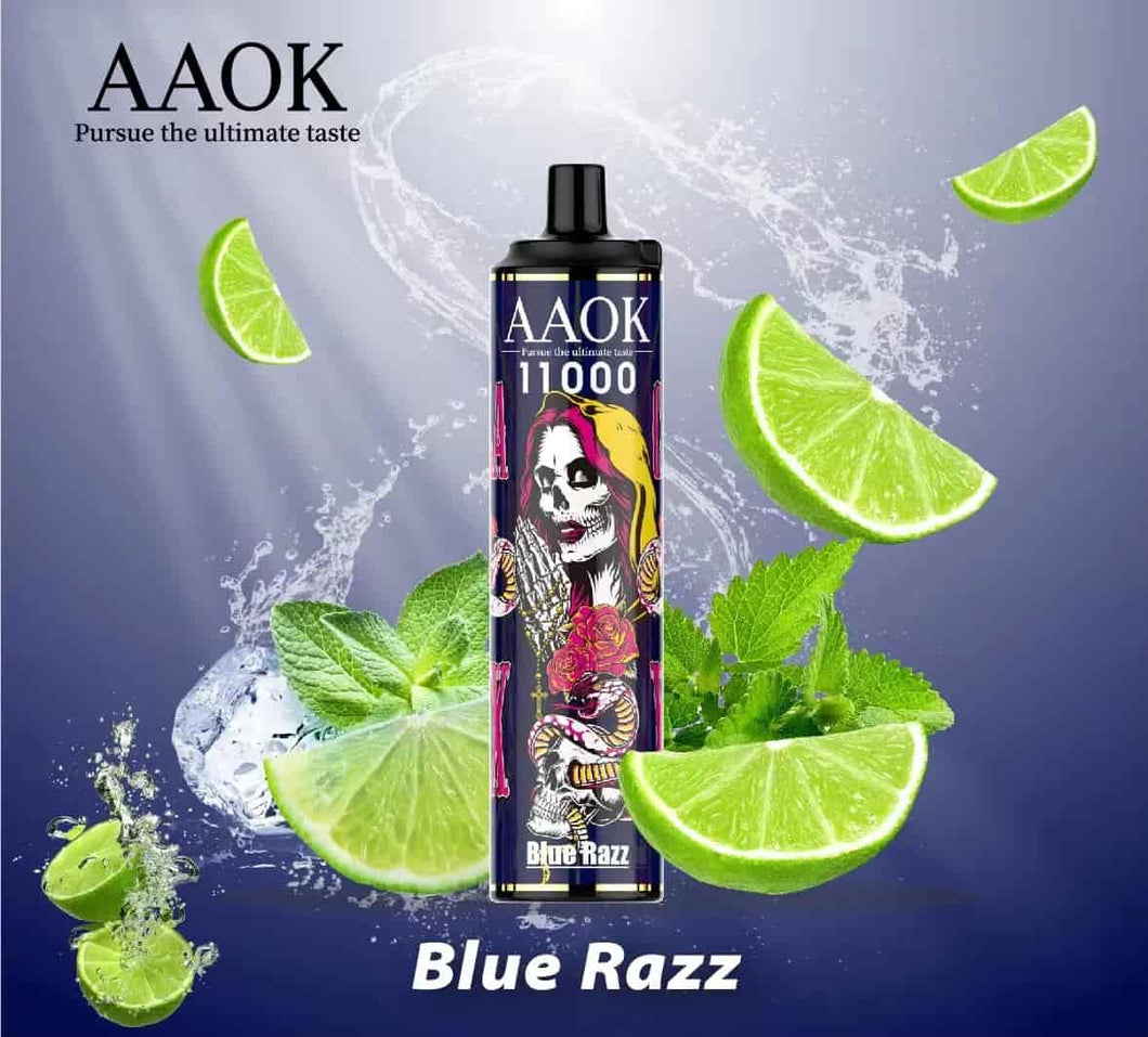AAOK A83 Blue Razz 11000 Puffs