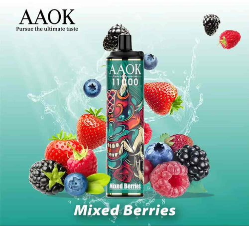 AAOK A83 Mixed Berries 11000 Puffs