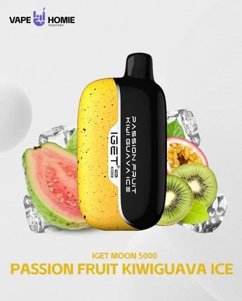 IGET MOON K5000 - Passion Fruit Kiwi Guava Ice