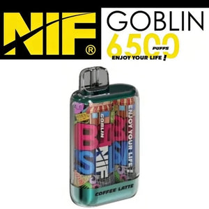 Nif Goblin Coffee Latte 6500 Puffs