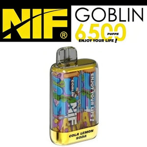 Nif Goblin Cola Lemon Soda 6500 Puffs