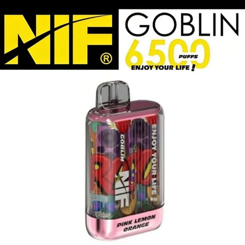 Nif Goblin Pink Lemon Orange 6500 Puffs