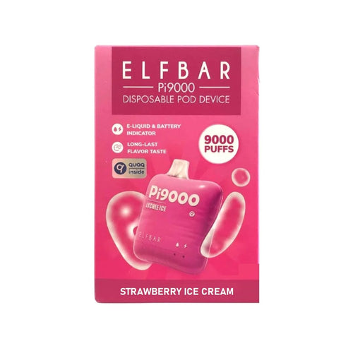 ELF BAR Pi9000 - Strawberry Ice Cream (9000 Puffs)