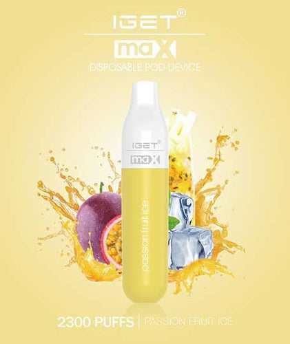 IGET MAX Passionfruit Ice Disposable Vape