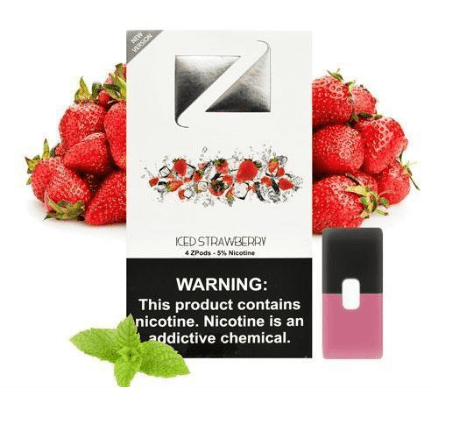 ZIIP Compatible JUUL Pods - Iced Strawberry