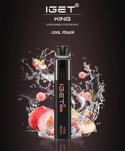 IGET King Vape - Cool Peach (2600 Puffs)