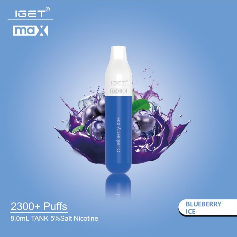 IGET Max Vape - Blueberry Ice (2300 Puffs)