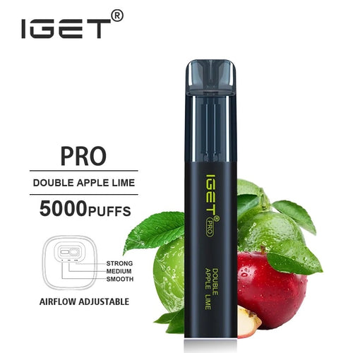 IGET PRO - Double Apple Lime (5000 Puffs)