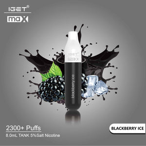 IGET Max Vape - Blackberry Ice (2300 Puffs)