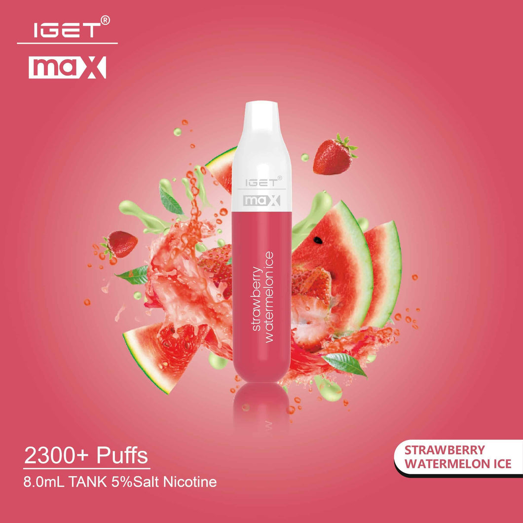IGET Max Vape - Strawberry Watermelon Ice (2300 Puffs)