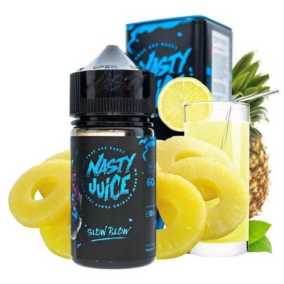 nasty juice slow blow liquid with pineapple and lemonade