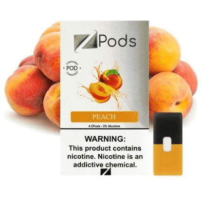 ZIIP Compatible JUUL Pods - Peach