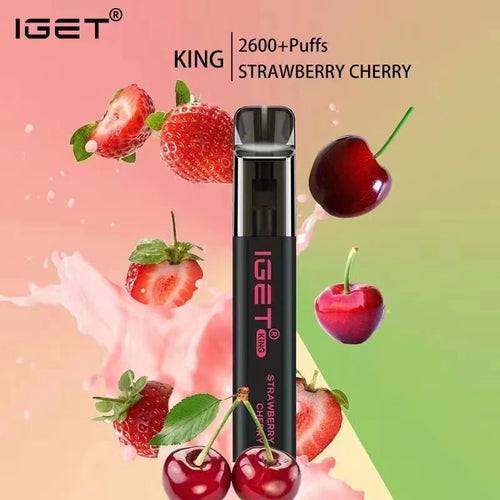 IGET King Vape - Strawberry Cherry