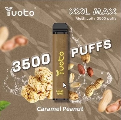 Yuoto XXL MAX Caramel Peanut (3500 Puffs)