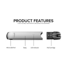 Load image into Gallery viewer, Uwell Yearn 11W Pod System features
