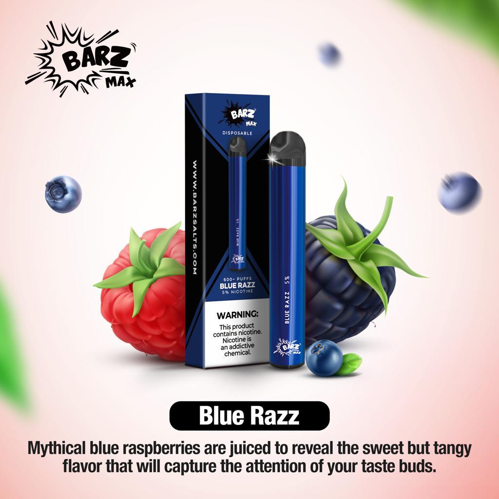 Barz Max Blue Razz Disposable