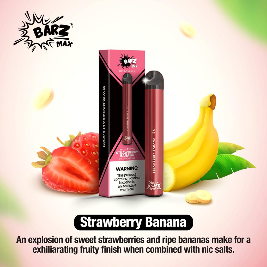Barz Max Strawberry Banana Disposable