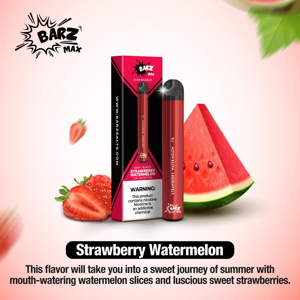 Barz Max Strawberry Watermelon Disposabl