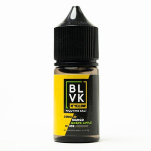BLVK & Yellow Nic Salt -  Mango Grape Apple Ice Bottle