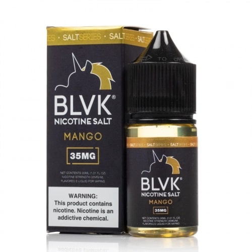 BLVK Unicorn Nicotine Salt - Mango Box & Bottle