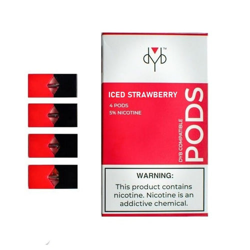 DYB Compatible Pods Iced Strawberry 5%