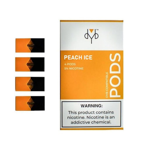 DYB Compatible Pods Peach Ice 5%