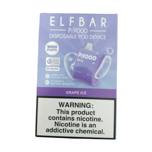 ELF BAR Pi9000 - Grape Ice (9000 Puffs)