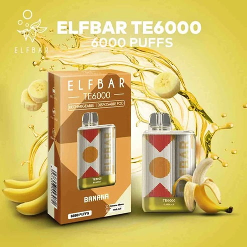 ELF BAR TE6000 - Banana (6000 Puffs)