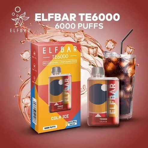 ELF BAR TE6000 - Cola Ice (6000 Puffs)