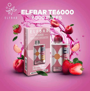 ELF BAR TE6000 - Strawberry Juicy Peach (6000 Puffs)