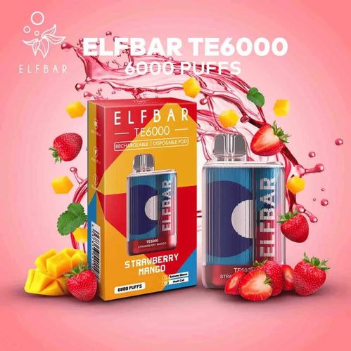 ELF BAR TE6000 - Strawberry Mango (6000 Puffs)