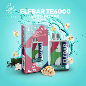 ELF BAR TE6000 - Vanilla Ice Cream (6000 Puffs)
