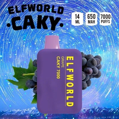 Elfworld Caky Grape Ice (7000 Puffs)