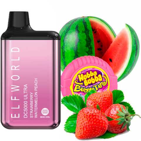Elfworld DC5000 Ultra - Strawberry Watermelon Bubble