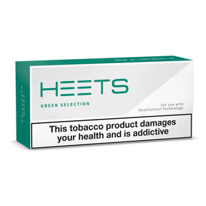 iqos heets green selection, heets green label