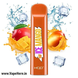 hqd disposable vape mango ice india