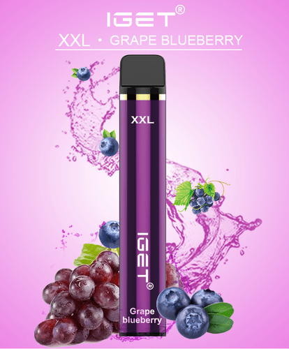 IGET XXL Vape - Grape Blueberry (1800 Puffs)