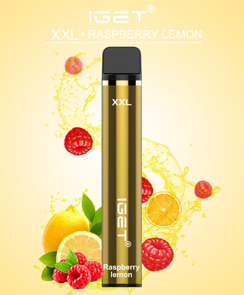 IGET XXL Vape - Raspberry Lemon (1800 Puffs)