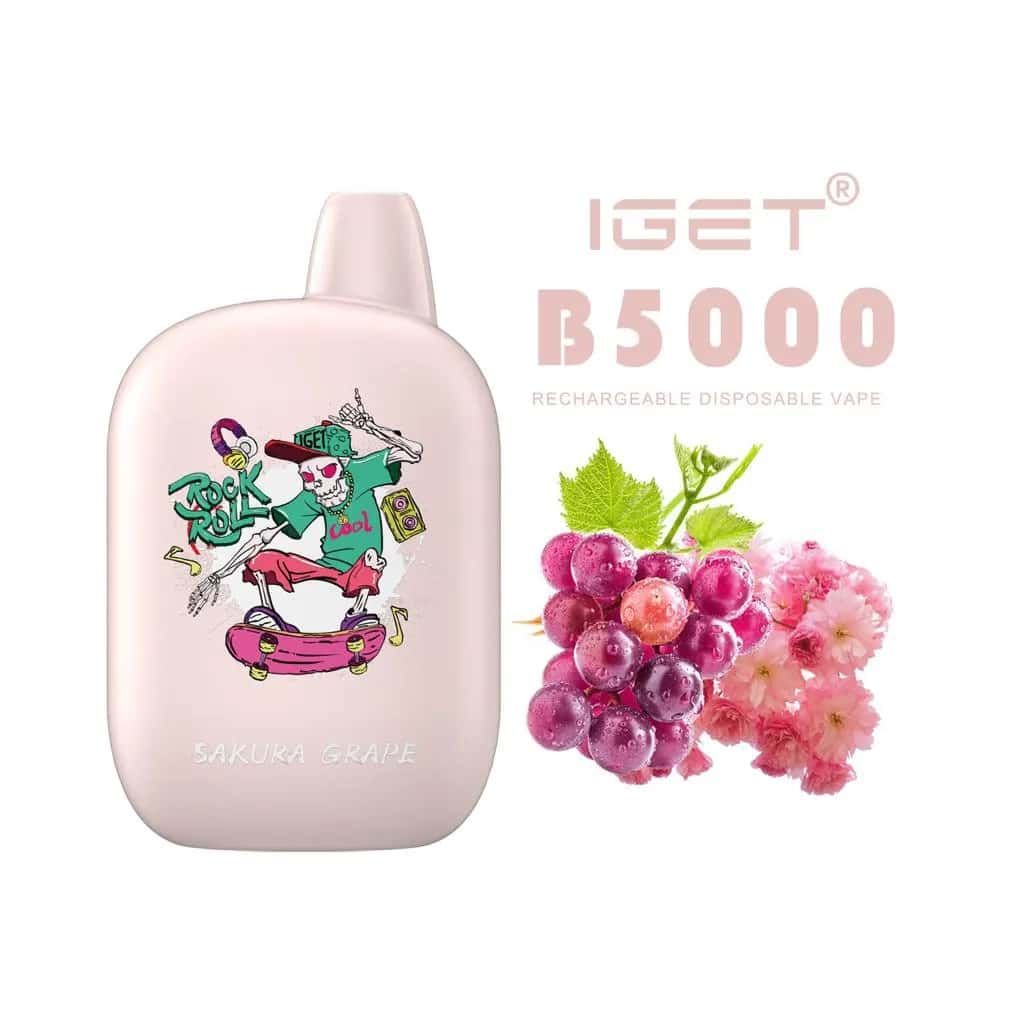 IGET B5000 - Sakura Grape (5000 Puffs)