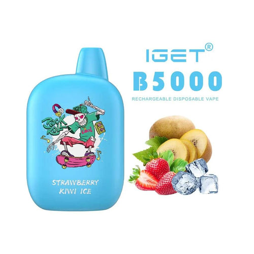 IGET B5000 - Strawberry Kiwi Ice (5000 Puffs)